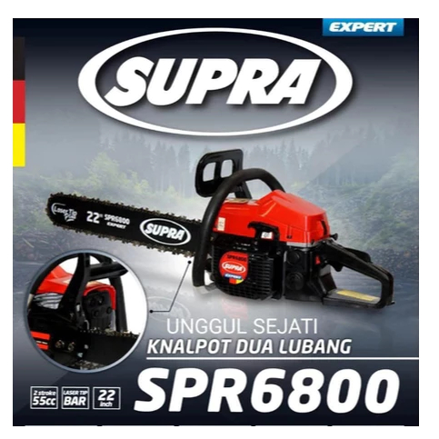 SUPRA Mesin Gergaji Listrik 22 Inch SPR6800 / SUPRA Chainsaw SPR6800