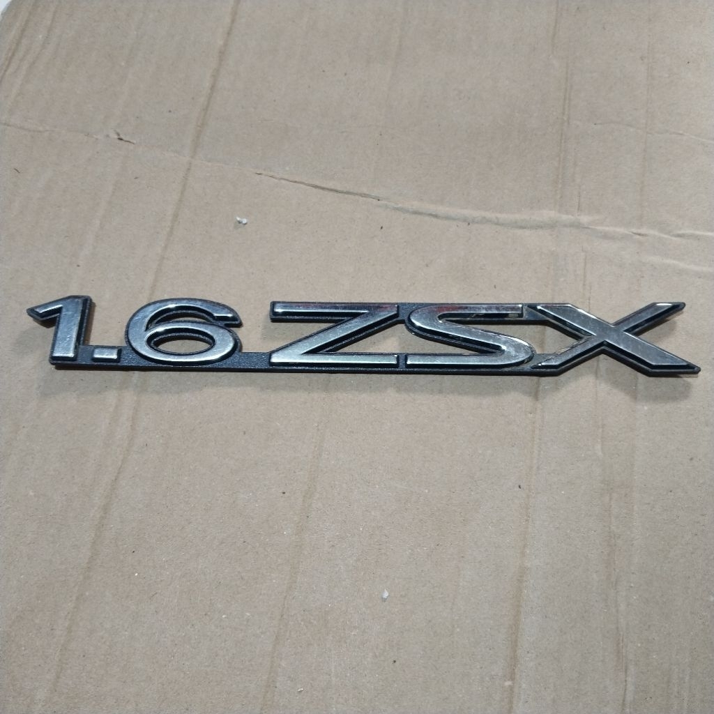 emblem logo depan sticker zebra espass zsx 1.6 original