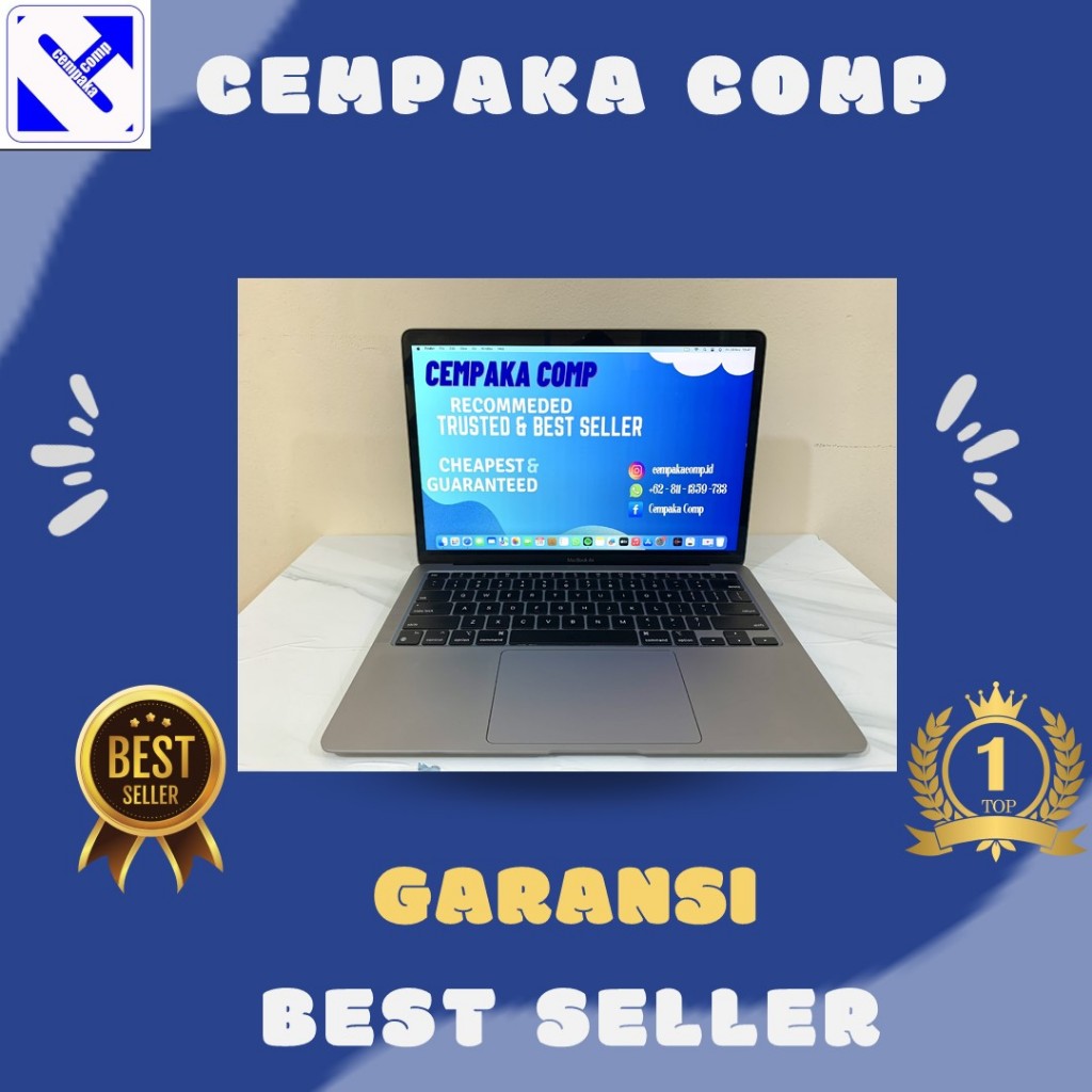 MacBook Air Retina 2020 M1 16GB SSD 512GB Garansi