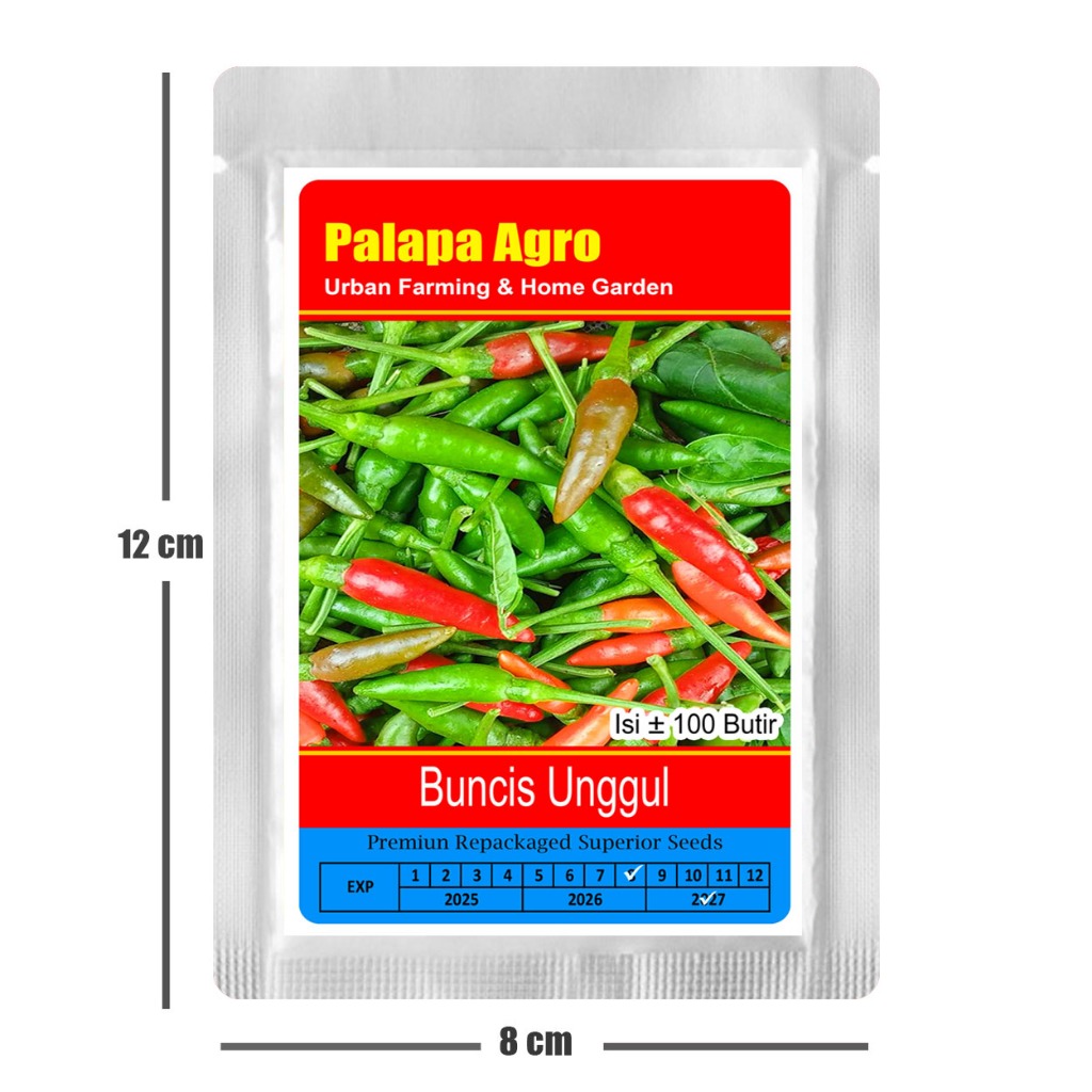 Cabe Rawit Cengek Hijau - Bibit Cabe Rawit Hijau Unggul - Benih Cabe Rawit Super buah lebat ±100 But