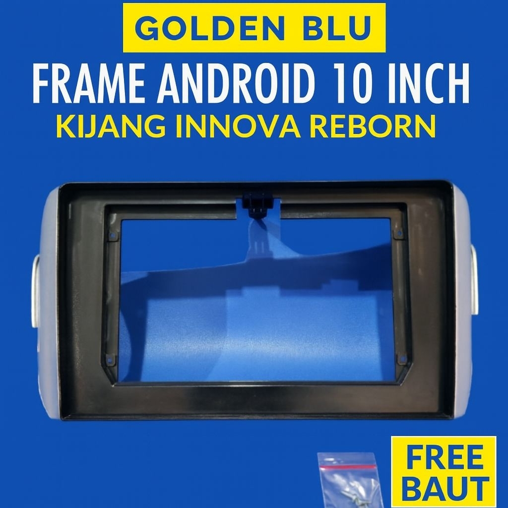 frame tv mobil android 10 inch mobil Toyota Innova rebron merek orca