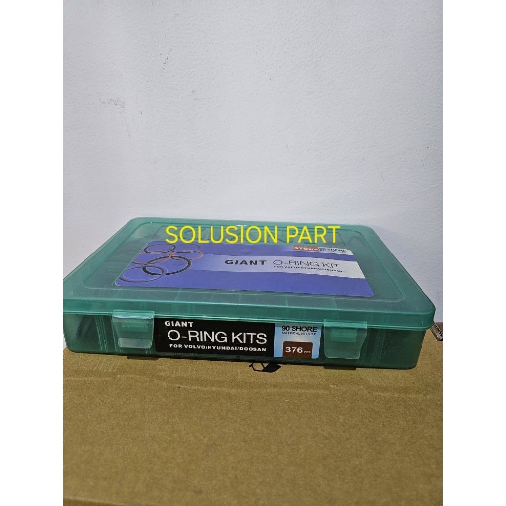 O-RING KIT BOX ORING GIANT 376PCS VOLVO DOOSAN HYUNDAI KOMATSU