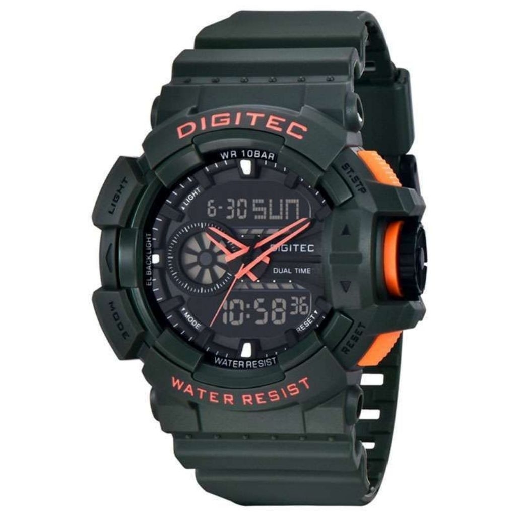 Digitec 2080 hijau army jam tangan pria