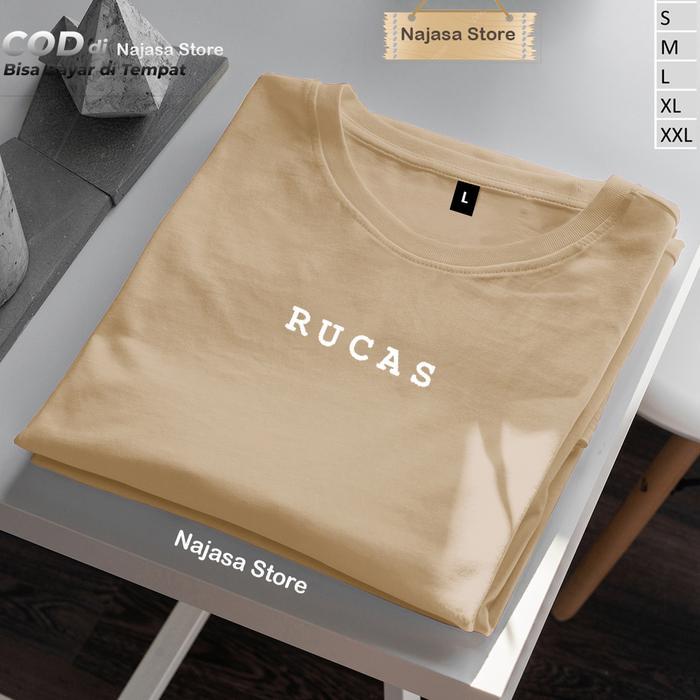 Kaos Pria RUCAS Official T-shirt RUCAS Cotton 100% Premium Fashion Kasual