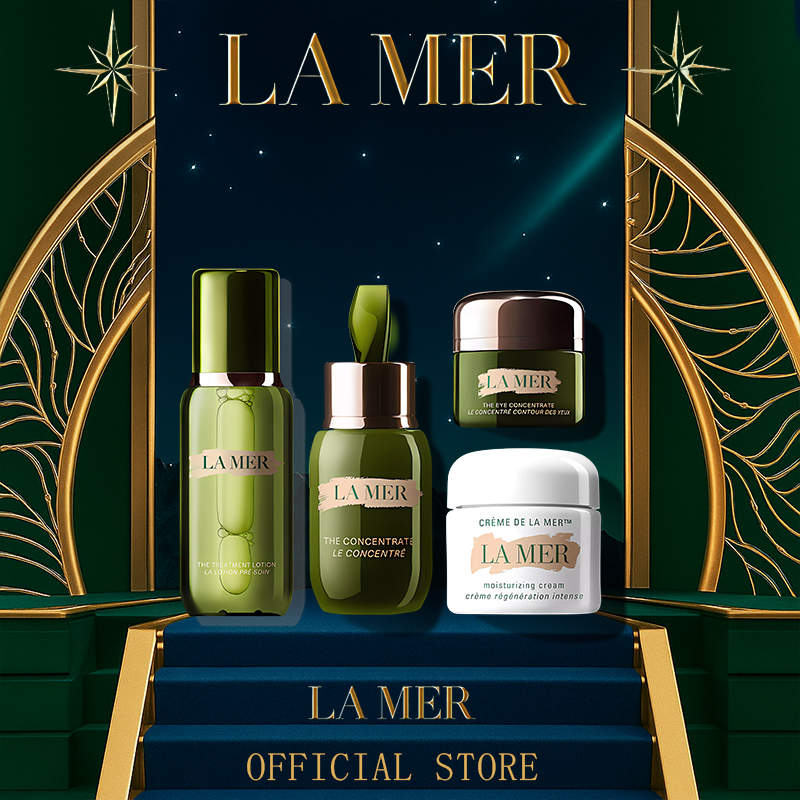 La mer Set Perawatan Kulit/the treatment lotion/Moisturizing Cream/Eye Concentrate/The Concentrate