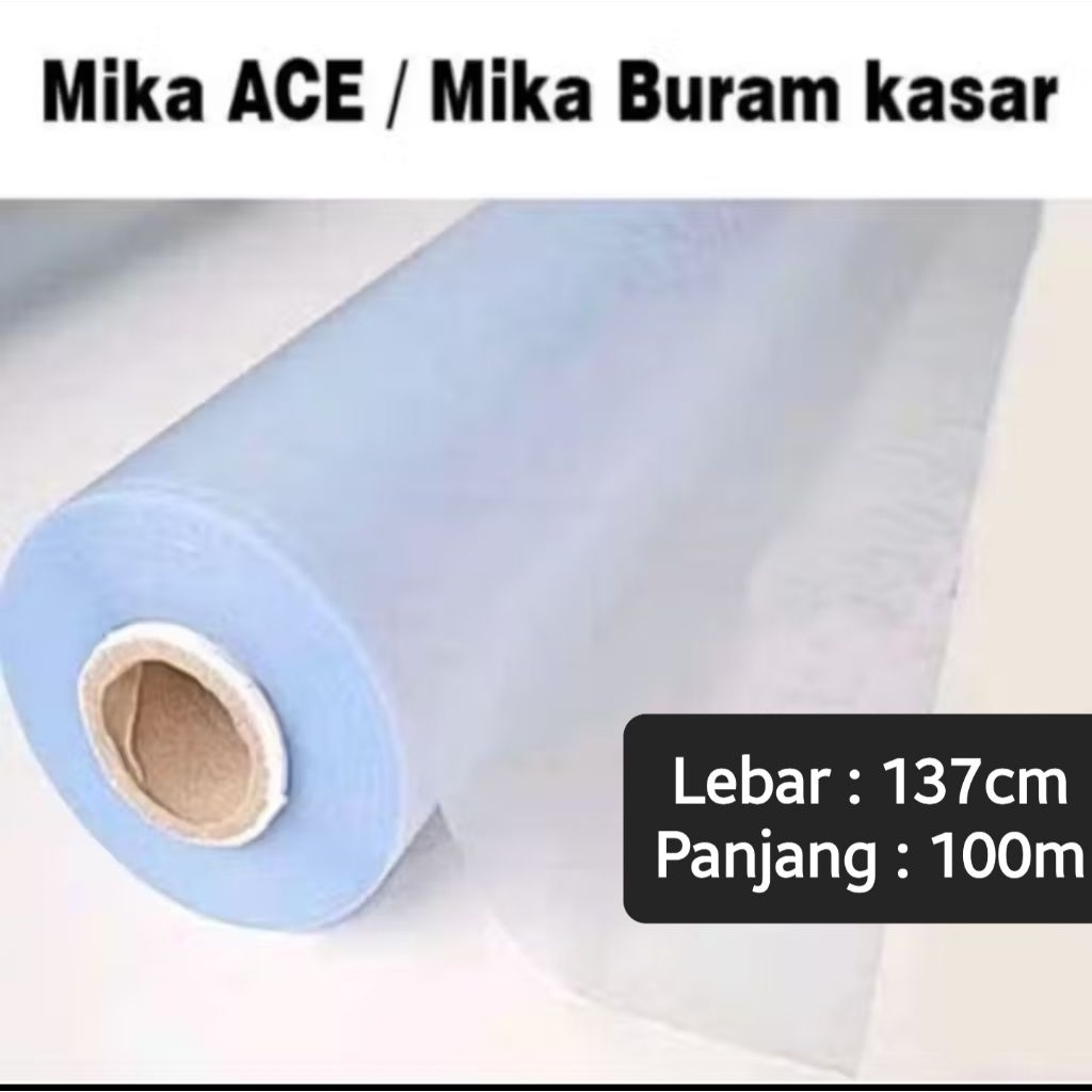 Bahan Plastik Mika Buram / Plastik Mika ACE UNTUK ISIAN MAP  RAPOT DAN IJAZA