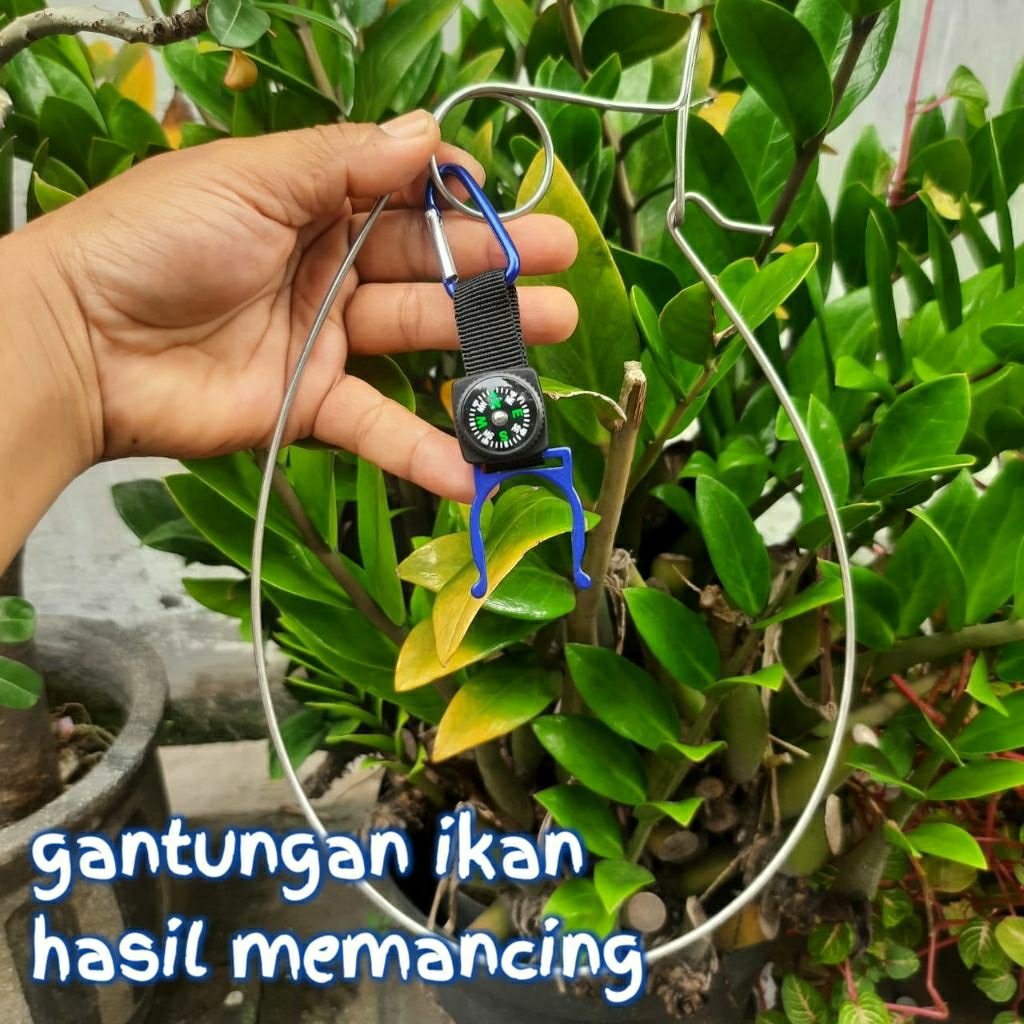 gantungan / snap / cantolan / kendat ikan anti karat  stainless steel 304