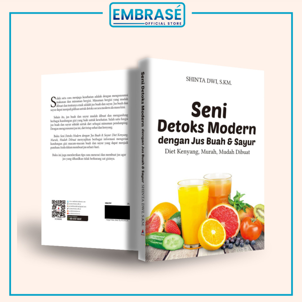 Buku Seni Detoks Modern Dengan Jus Buah & Sayur - Embrase
