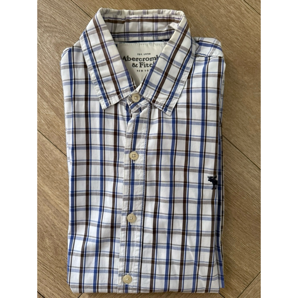 Kemeja Lengan Panjang Abercrombie & Fitch