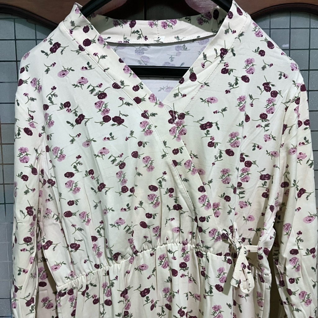 DRESS FLORAL KOREAN STYLE