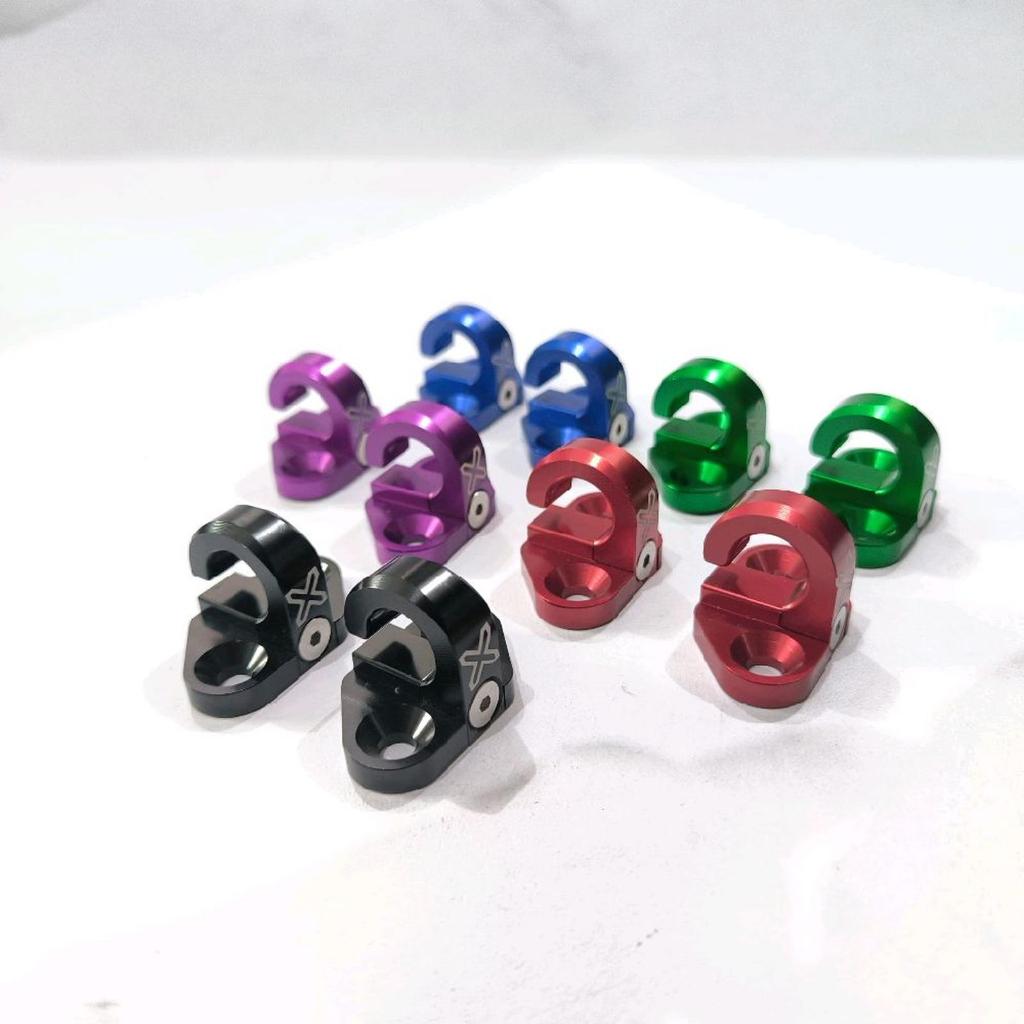 Kleman Selang Rem Belakang Rear Brake Hose KLX 140 RF by Enduro Equipment