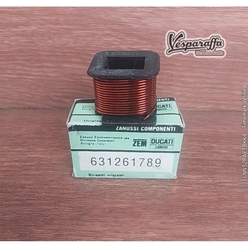 Spul H original Ducati zem Italy untuk stoplamp vespa PX exclusive Excel spartan strada npx t5 pak c