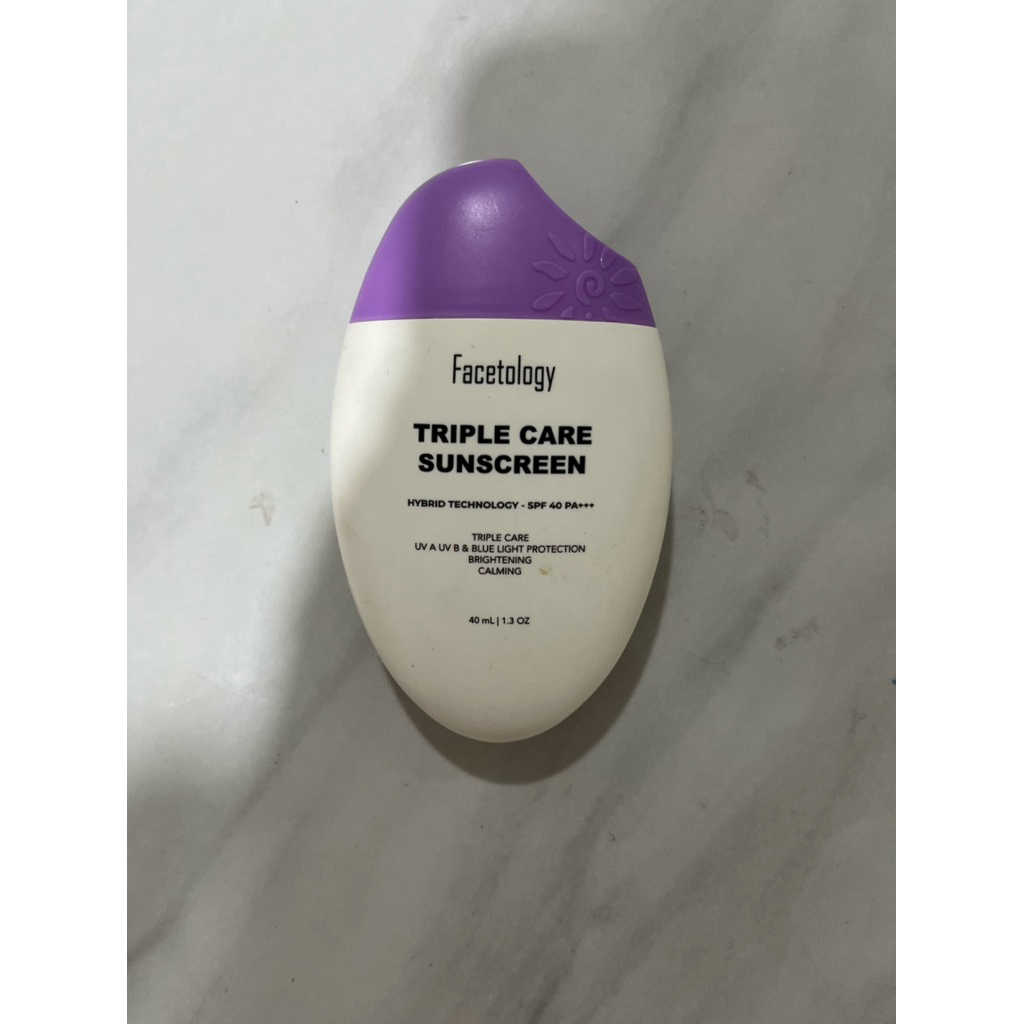 preloved sunscreen facetology