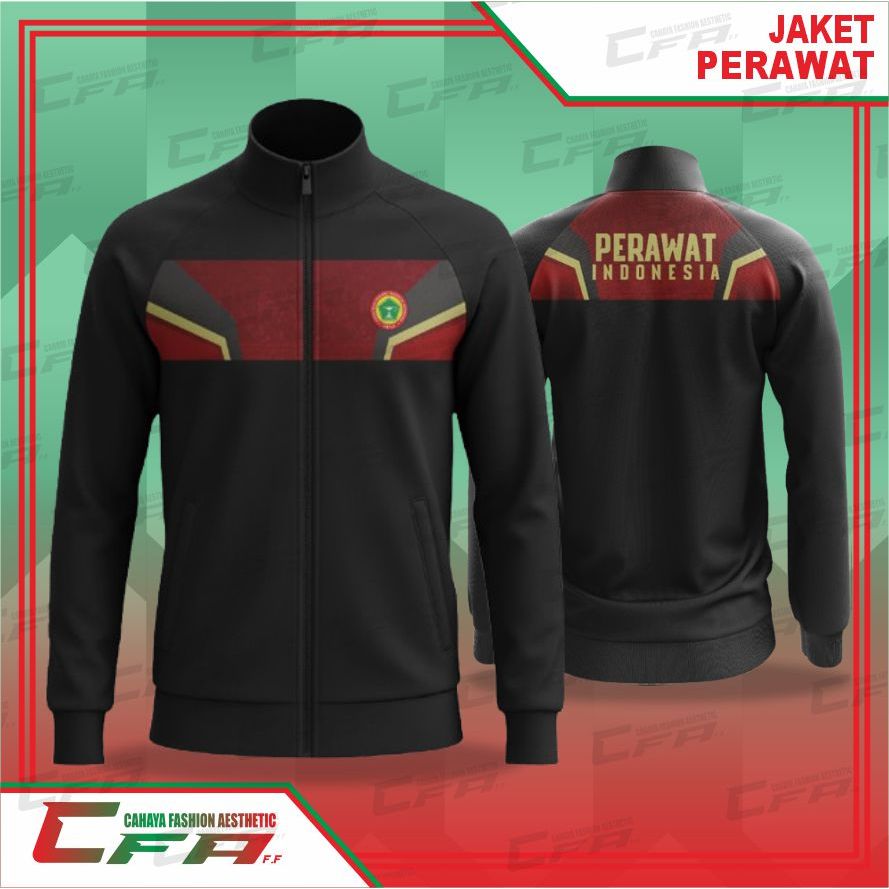 CFA JAKET TRACKTOP PERAWAT JAKET OLAHRAGA PERAWAT BAHAN DIADORA PREMIUM