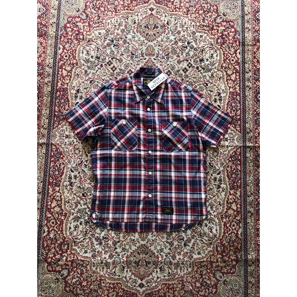 Kemeja Wtaps union Short sleeve shirt Vintage WTAPS tokyo japan H591