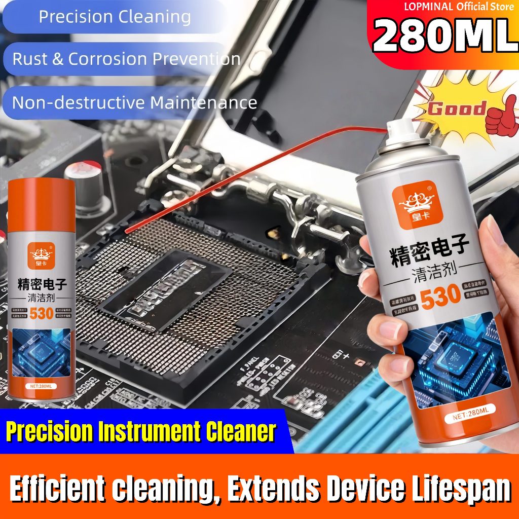 Contact cleaner elektronik semprot pembersih laptop pcb potensio komponen & mainboard karat elektron