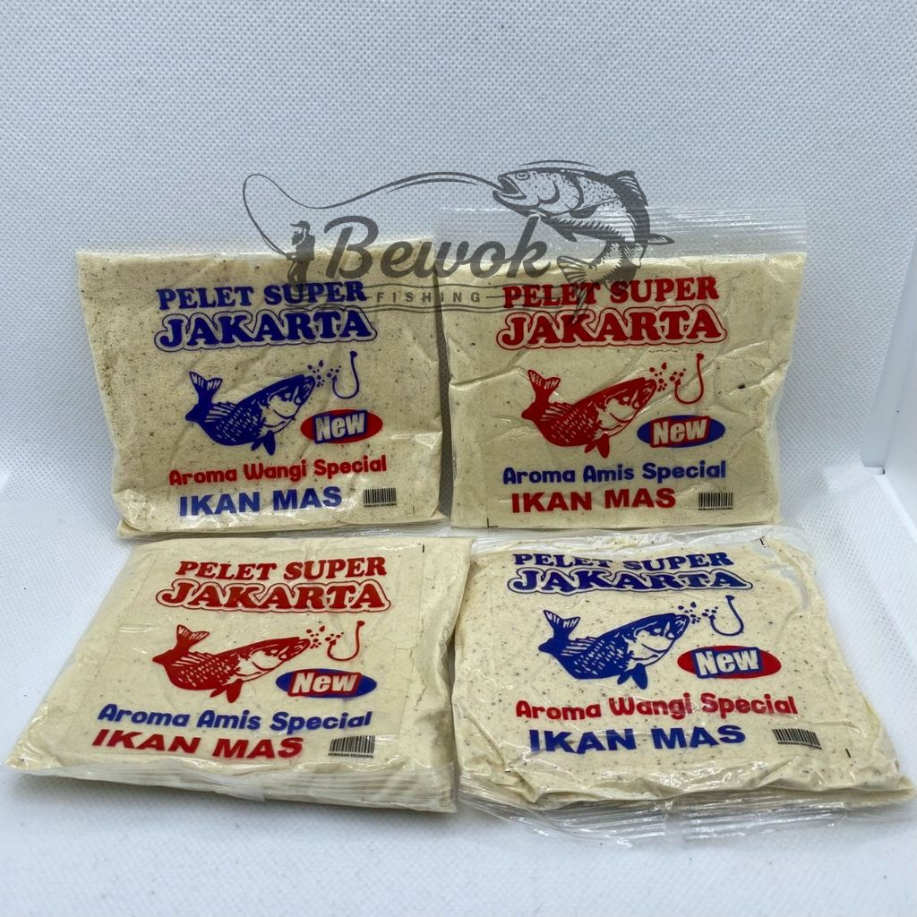 Umpan Ikan Pelet Super Jakarta Aroma Amis Dan Aroma Wangi