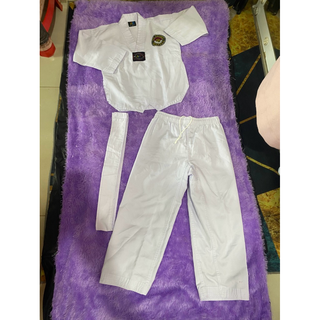 PL Seragam Taekwondo 110 LD 80 PJ  55 LP 60 PJ 73 Cm