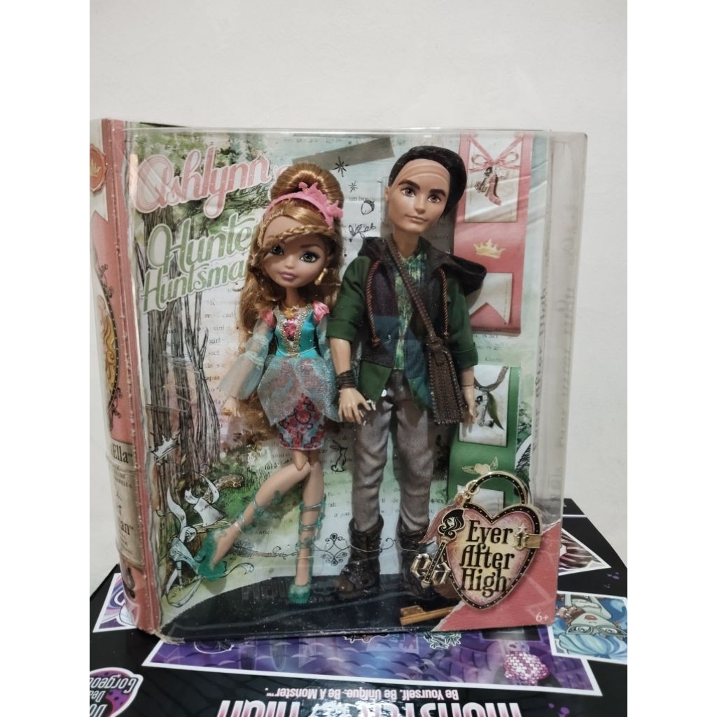 ever after high aslynn & hunter