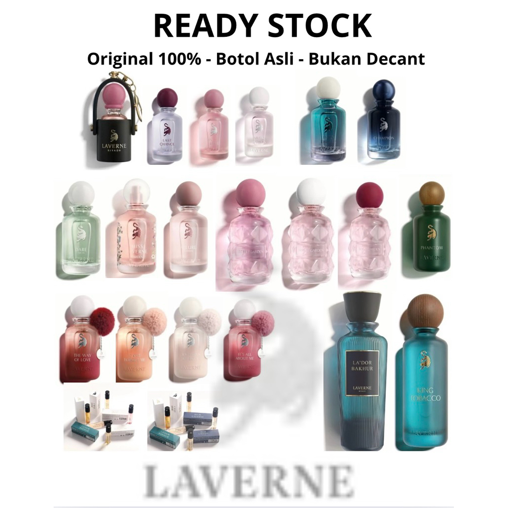 readystock LAVERNE ORI RIYADH SAUDI | MISS LAVERNE | LADY ROSE | MUSK GARDEN | LAVERNE PARFUM | SECR