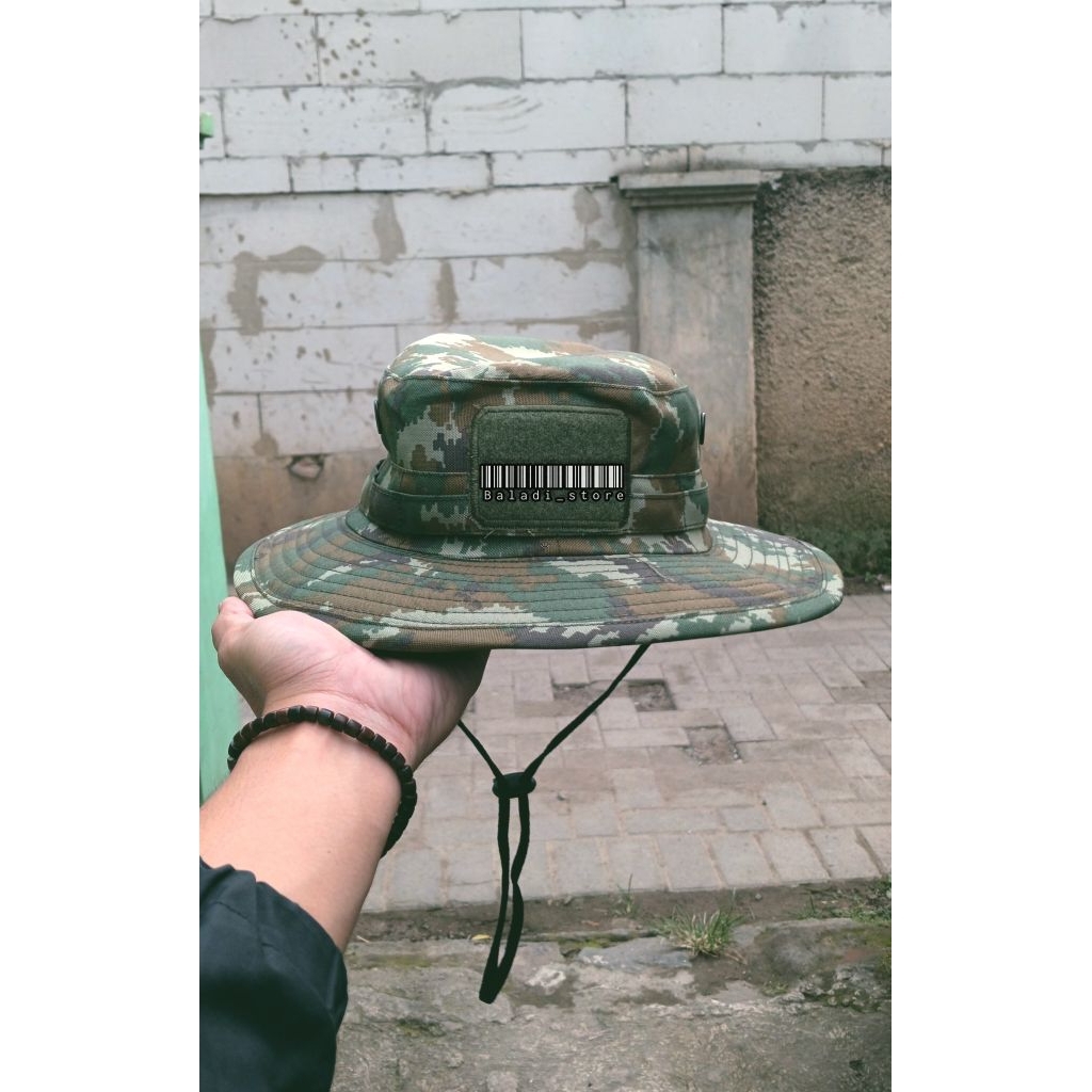 Terbaru || Topi rimba loreng green sage / topi rimba bagus / topi rimba loreng murah / topi rimba gr