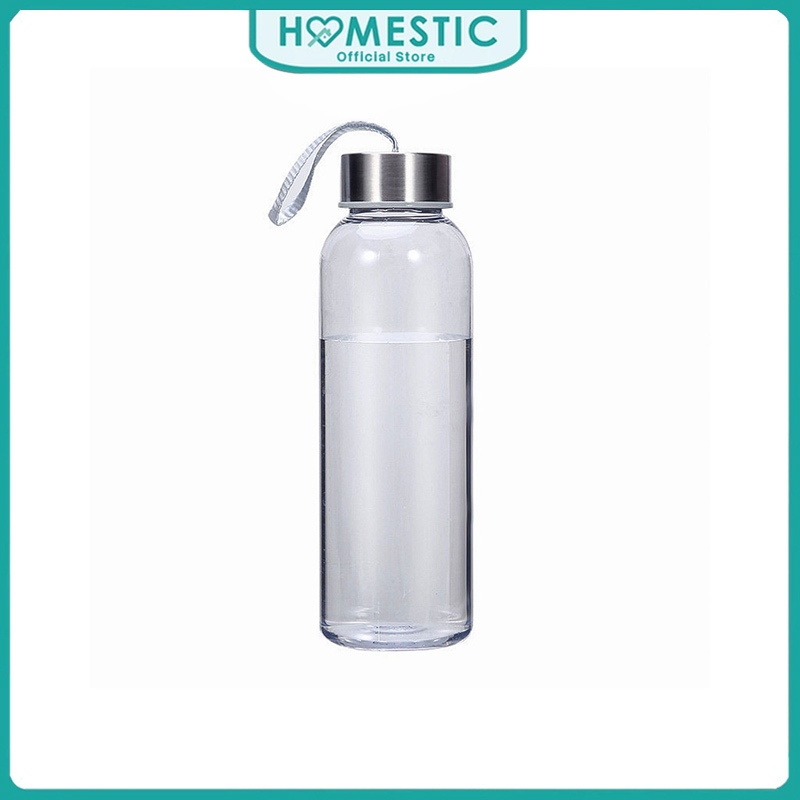 BOTOL PLASTIK TUMBLER AESTHETIC | BOTOL MINUM BENING POLOS 500ML | DRINKING BOTTLE BPA FREE FOOD GRA