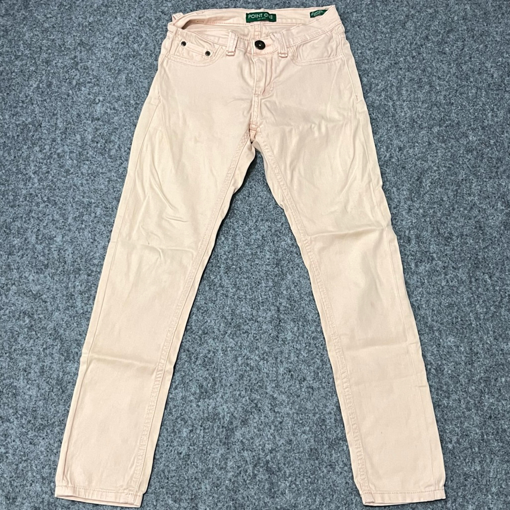 Celana Jeans Skinny Slim Point One Wanita Pink