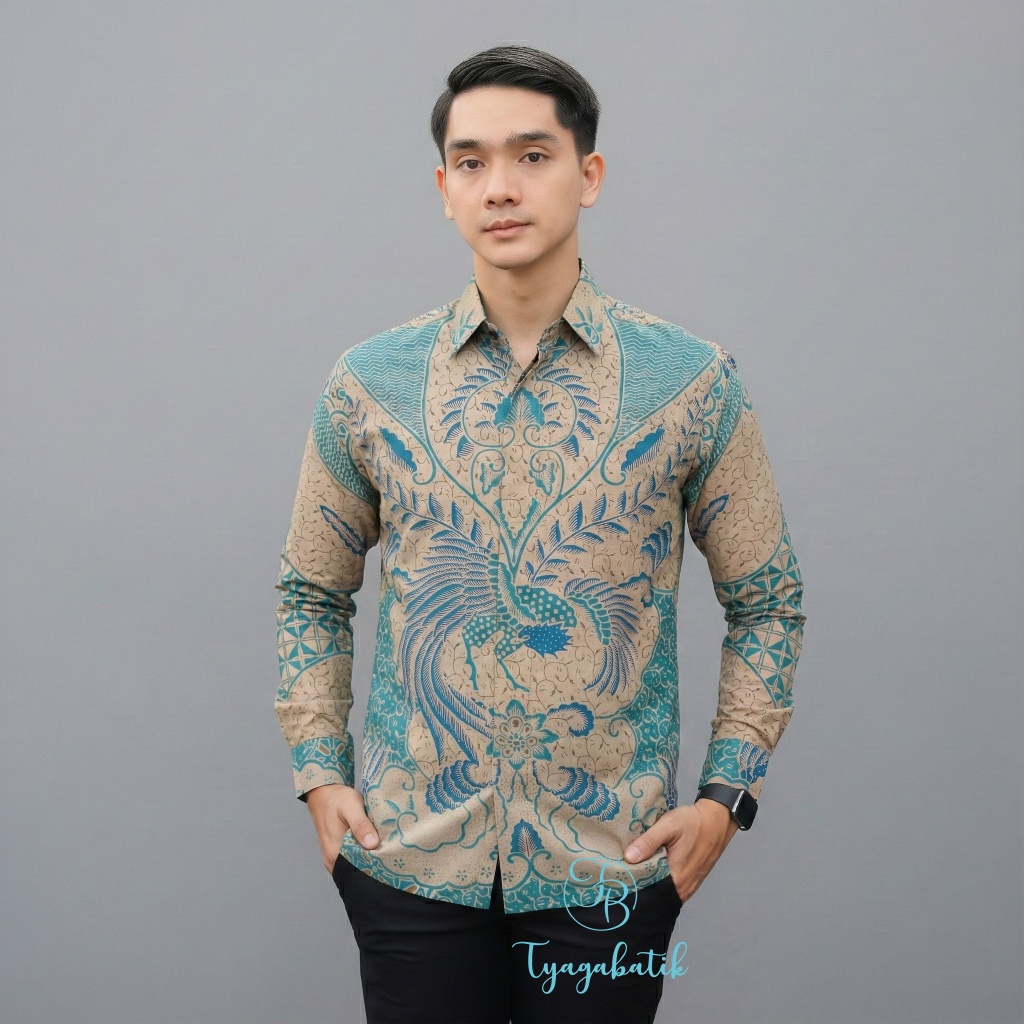 Kemeja Batik Slimfit Lapis Furing Premium 0248 Tyaga Batik
