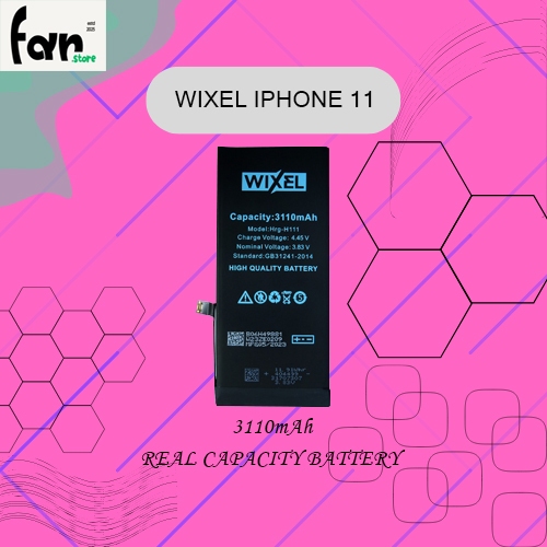 WIXEL BATRE Double Power Handphone Ori Iphone 11 Ori Batre Batrai Battery Dual Apple Original