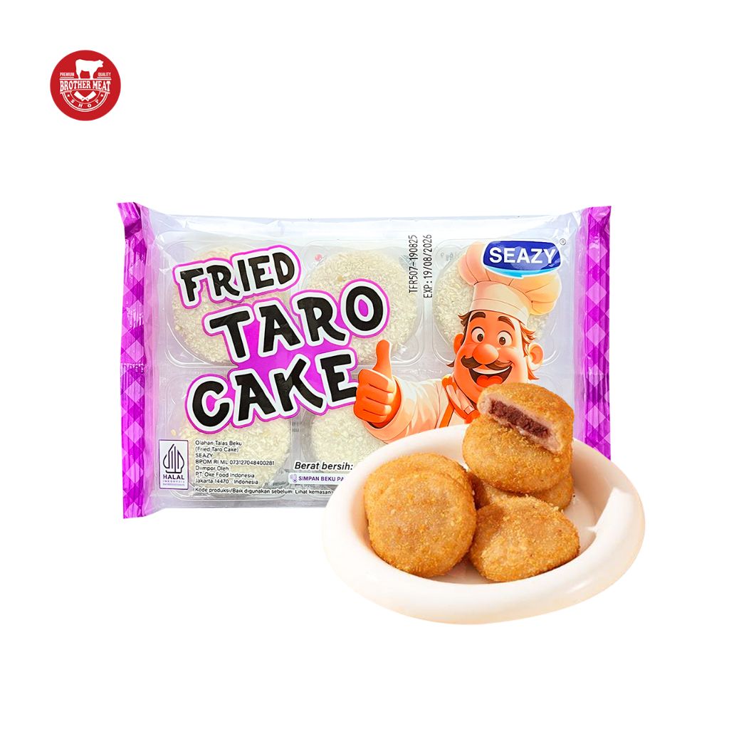 Seazy Fried Taro Cake isi 12 / Kue Talas Goreng - Brothermeatshop
