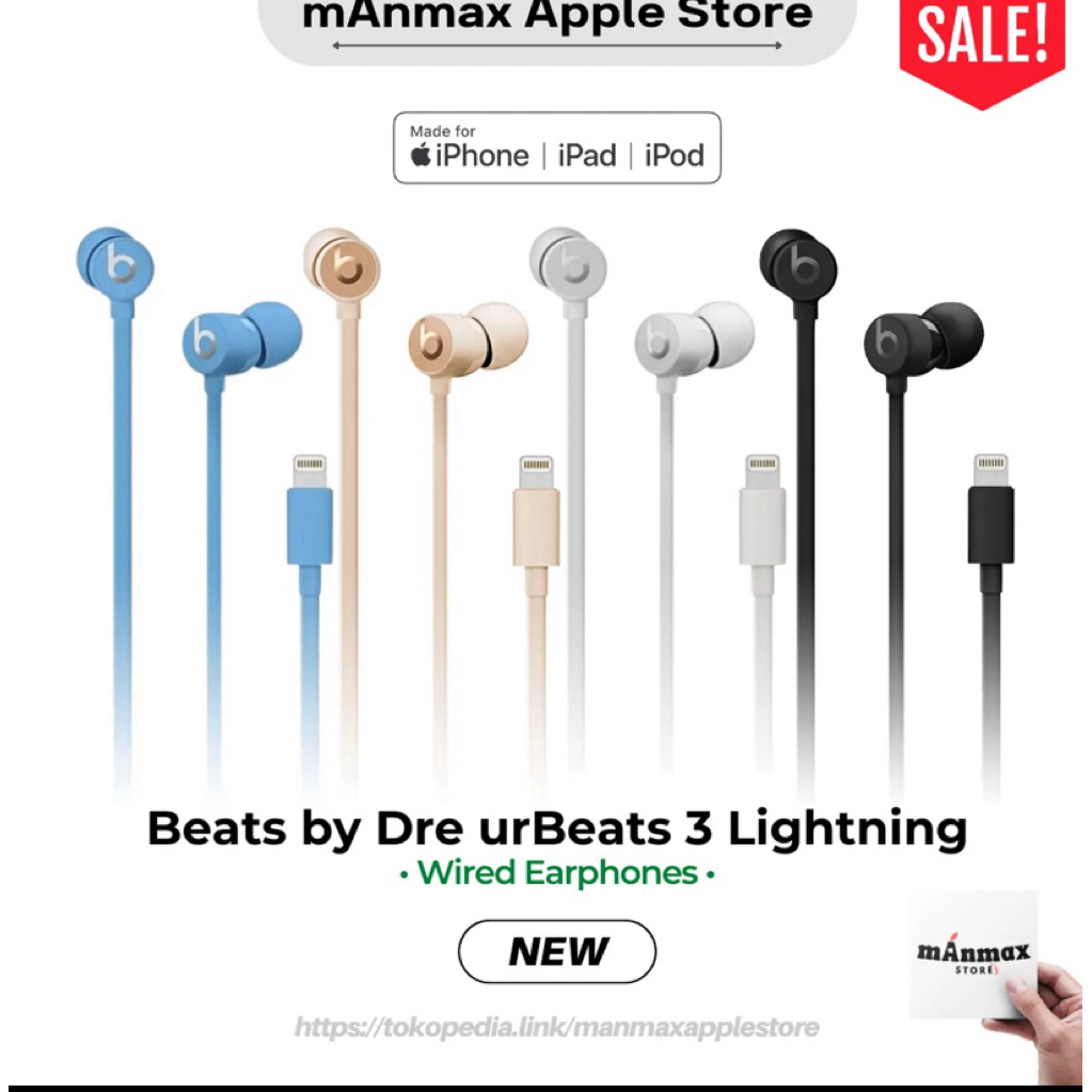 Earphone Urbeats 3 Original