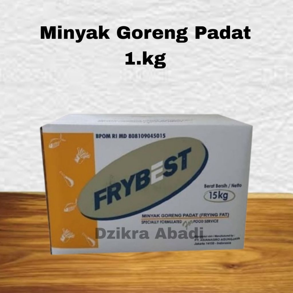 Minyak Goreng Padat Frybest 1 kg