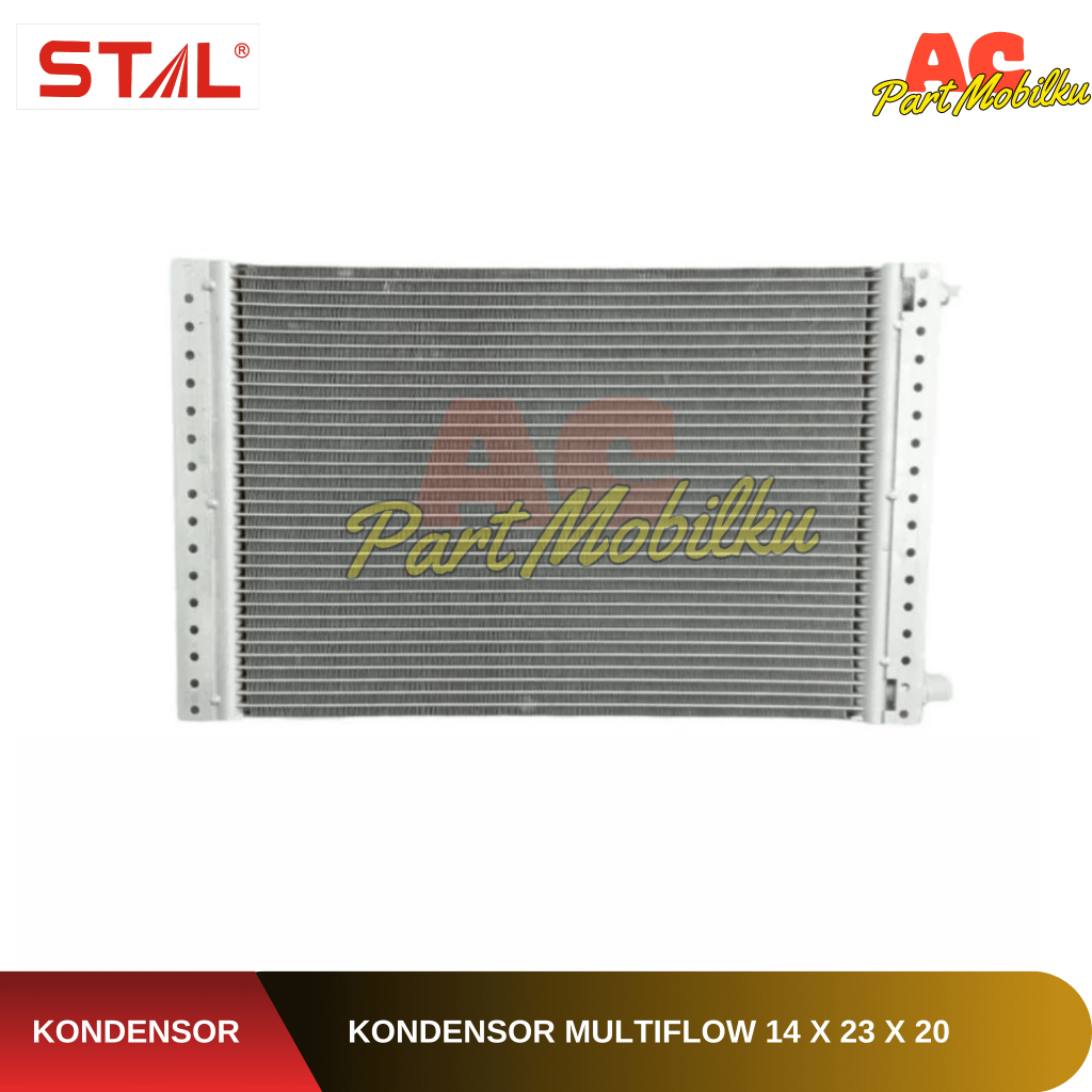 Kondensor AC Mobil Multiflow 14 x 23 x 20  Condensor