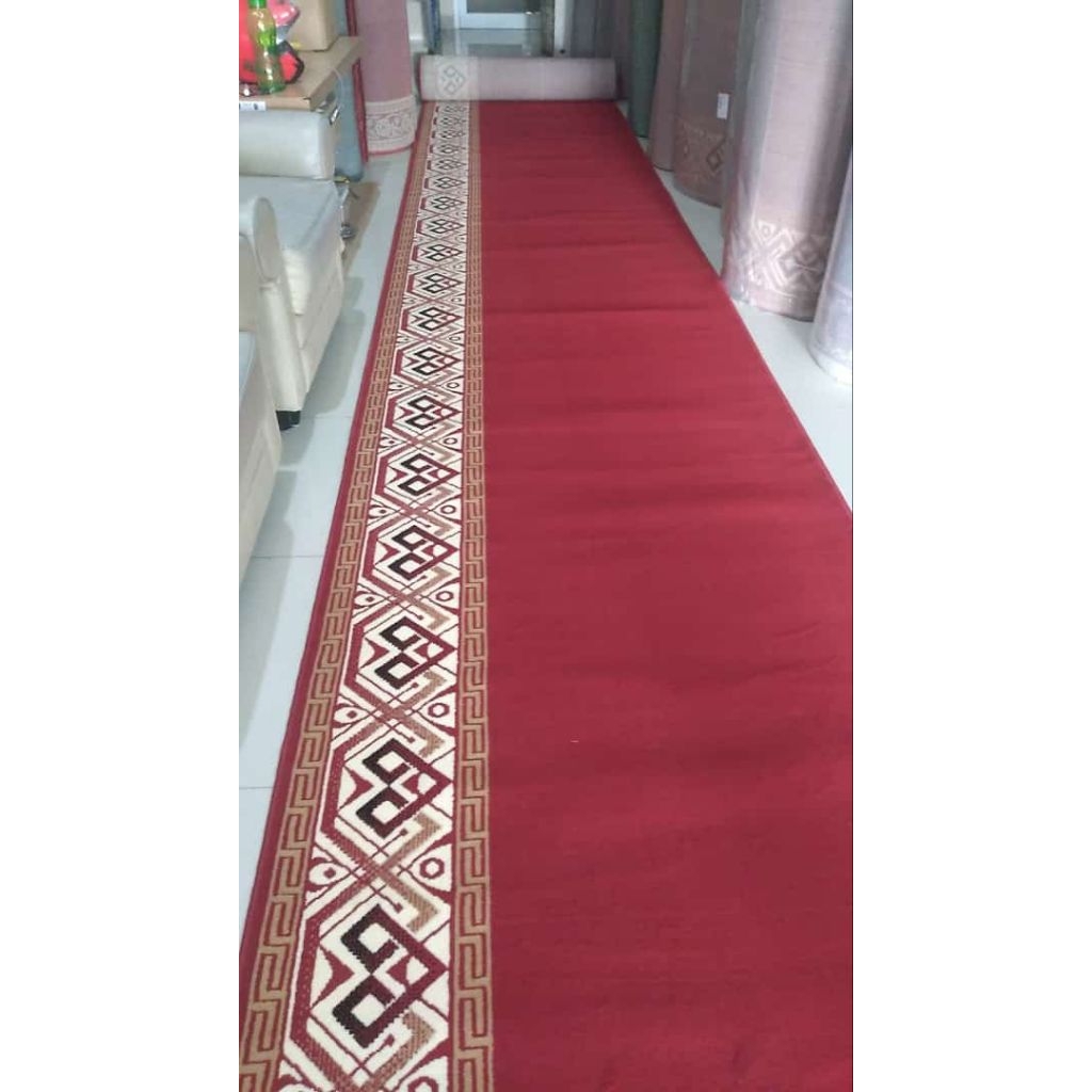Karpet Masjid 12mm Polypropylene BCF Lebar 120cm
