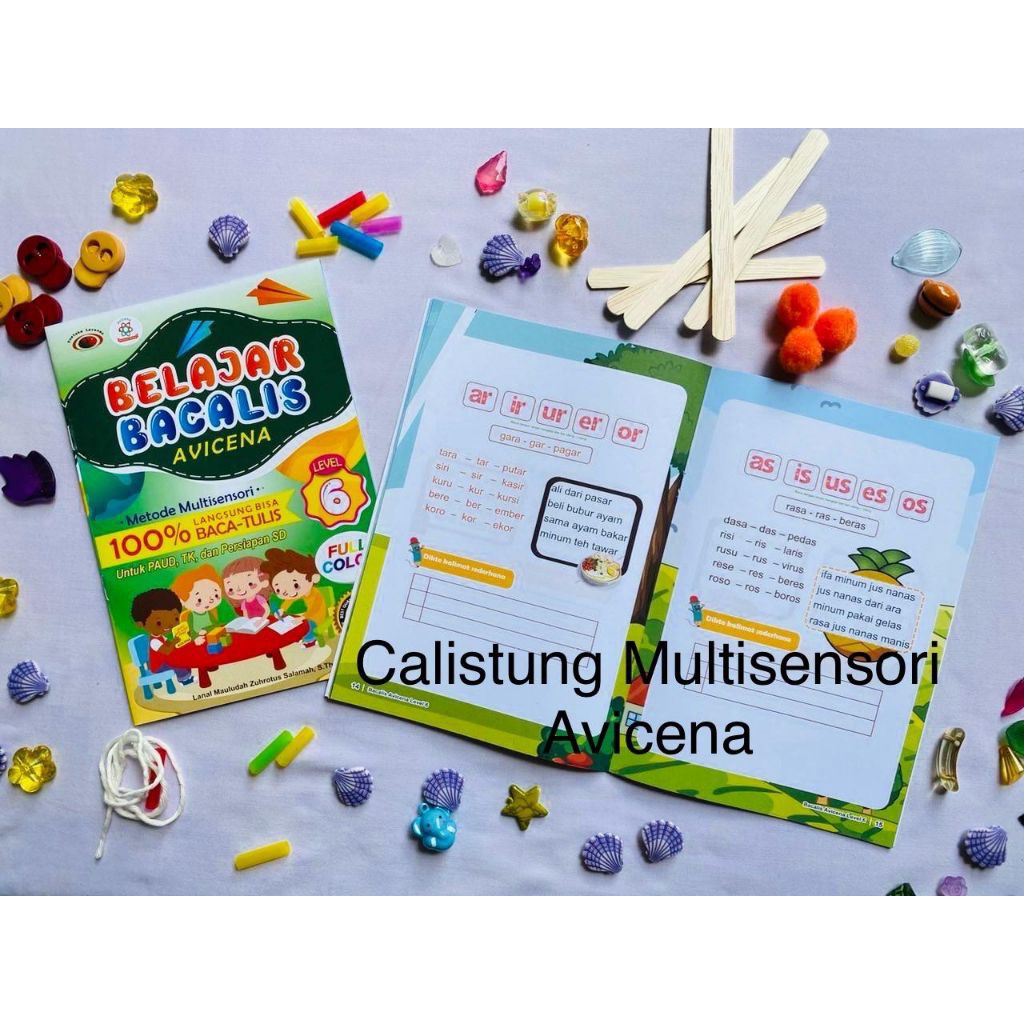 BUKU CALISTUNG MULTISENSORI LEVEL 6