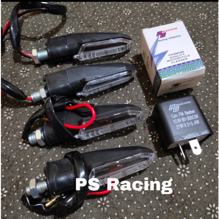 Paket Flasher Sen RG + 4 PCS Lampu Sein Cb Mini Sen Cb Mini Universal Lampu Sein Cb Mini Vario New C