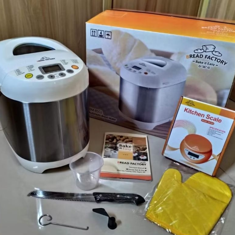 Bread Factory BM 8502 Mesin Pembuat Roti kue Otomatis kapasitas besar bread maker Automatic Bread Ma