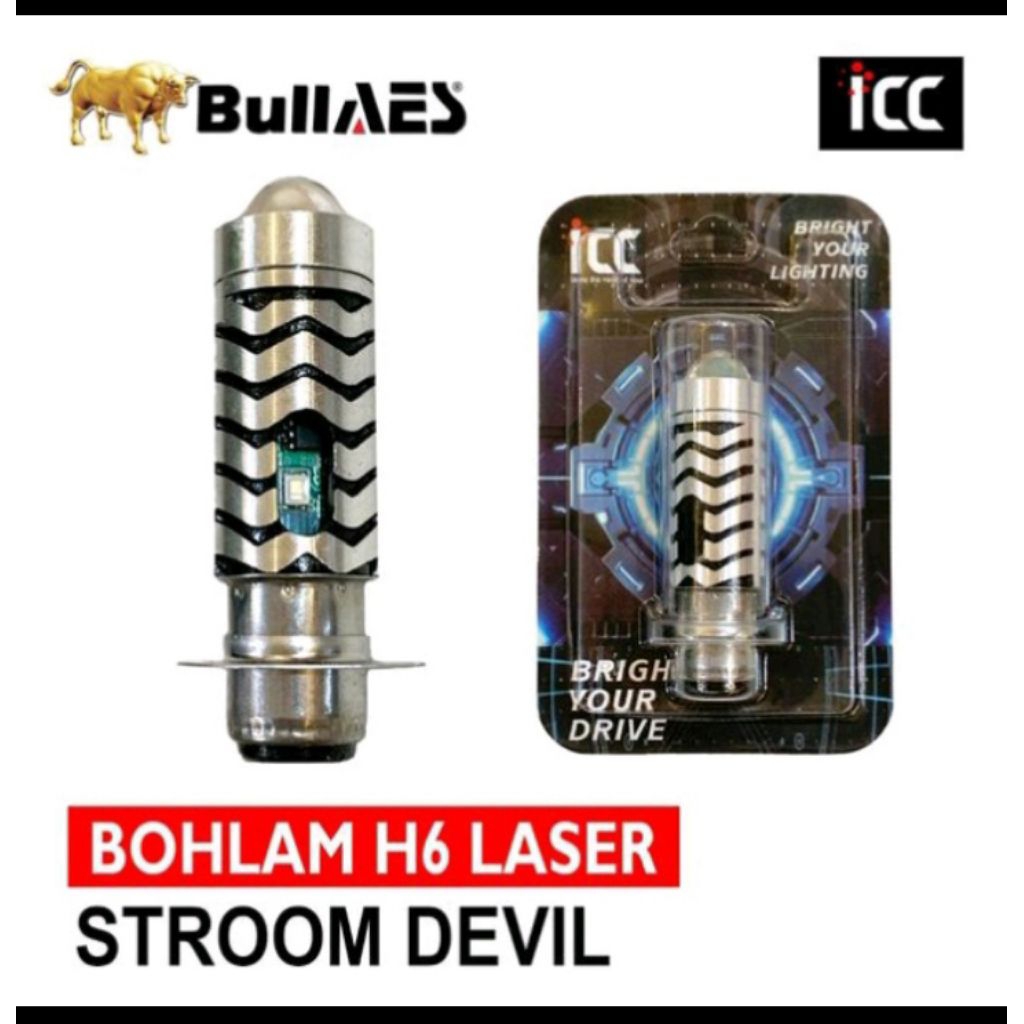 LAMPU SOROT LED H6 DEVIL EYYE MREK 1CC