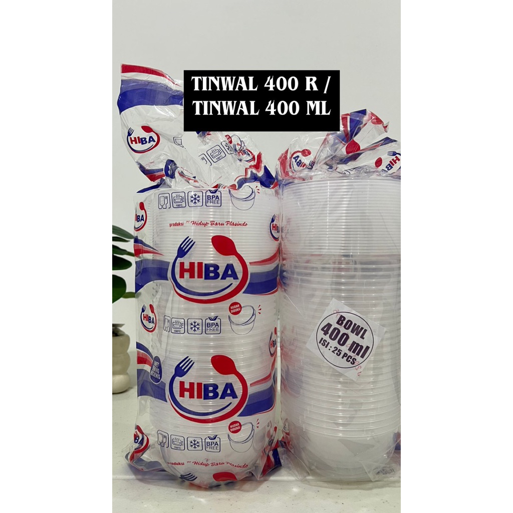 Tinwal HIBA oval 400 ml / tinwall bowl 400 R