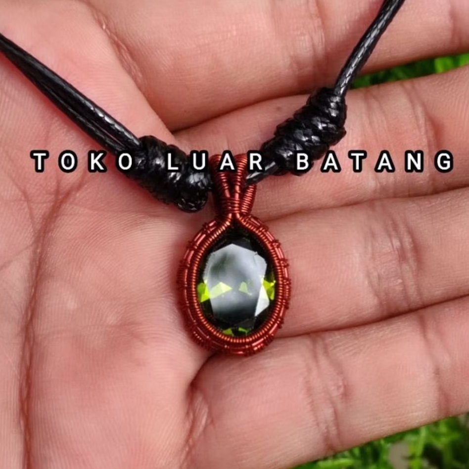 Kalung etnik Wire Wrapped batu akik Red Coral Marjan natural 100% asli