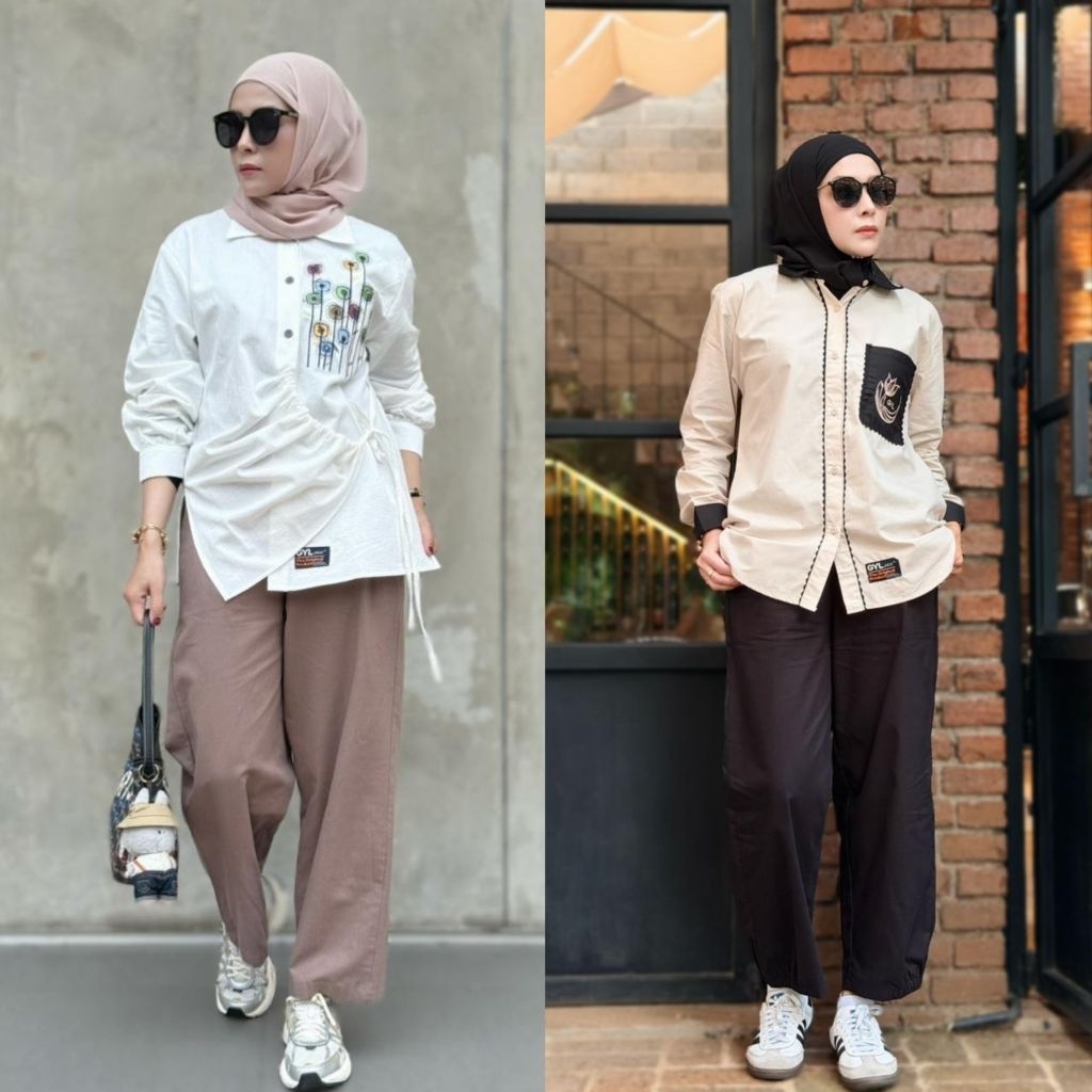 New Artikel Setelan Bordir Gyl Authentic