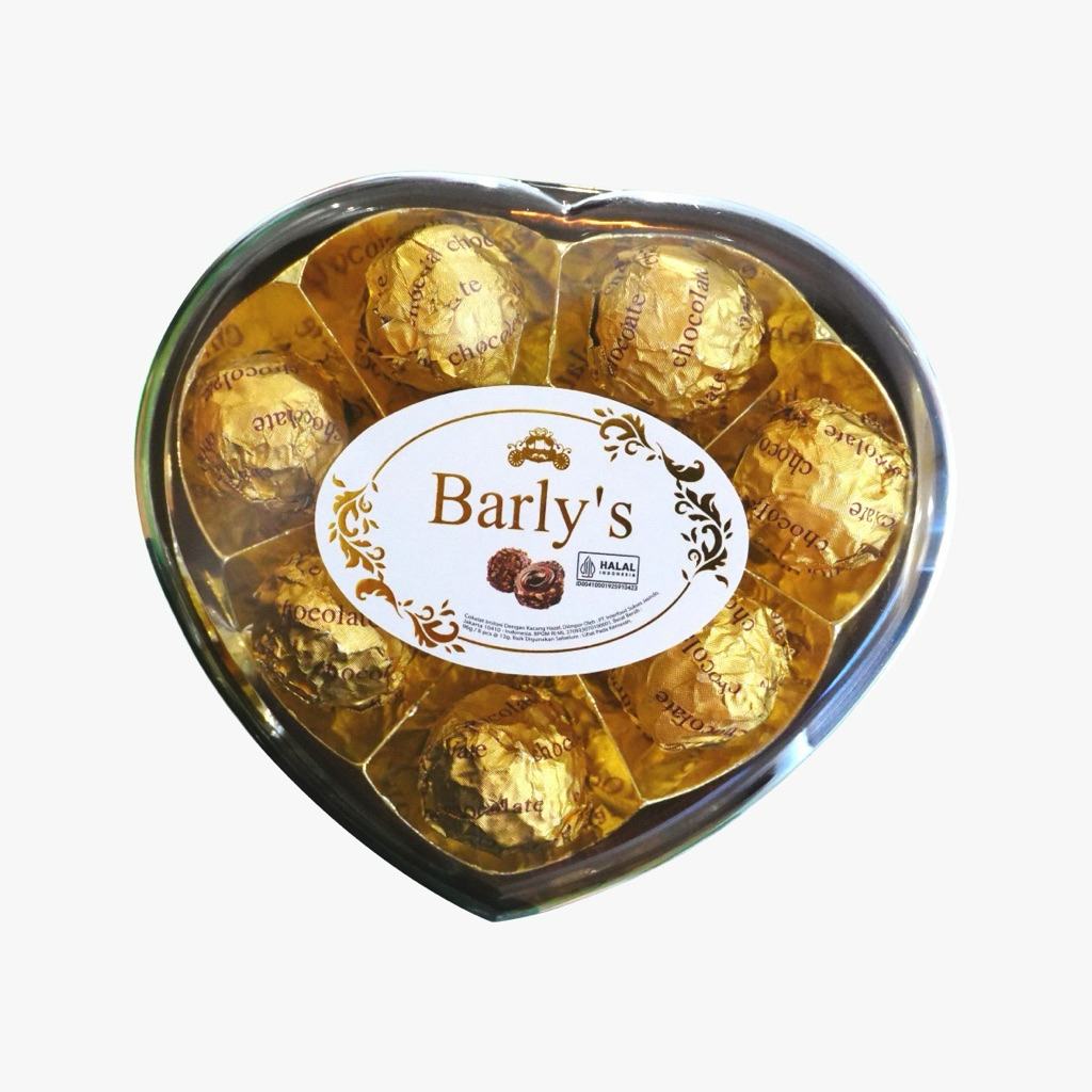 COKLAT BARYL'S 100gr (8pcs) - COKLAT LOVE - WAFER BALL CHOCOLATE (IMPORT - MALAYSIA)
