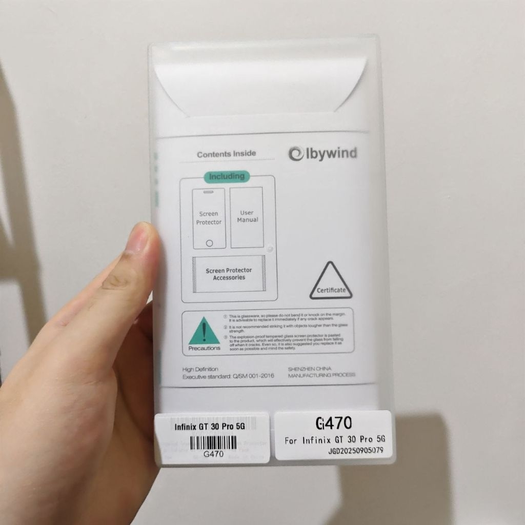 Ibywind Infinix GT 30 Pro Tempered Glass isi 1pcs