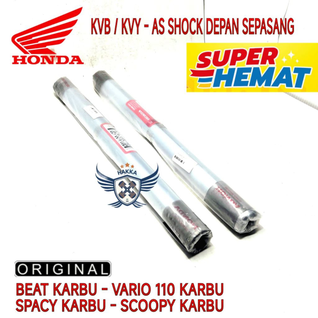KVB/KVY AS SHOCK DEPAN ASLI HONDA BEAT KARBU,AS SHOCK DEPAN ASLI HONDA VARIO KARBU,AS SHOCK DEPAN AS