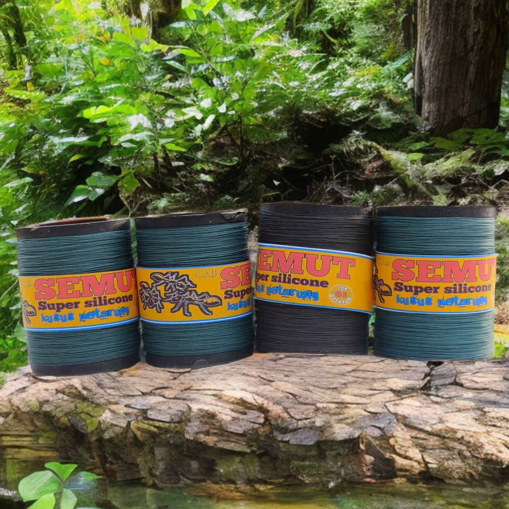 gelasan/senar layangan jar rata super sillicone/cap semut/1 pak isi 10 pcs/tarik ulur jepret