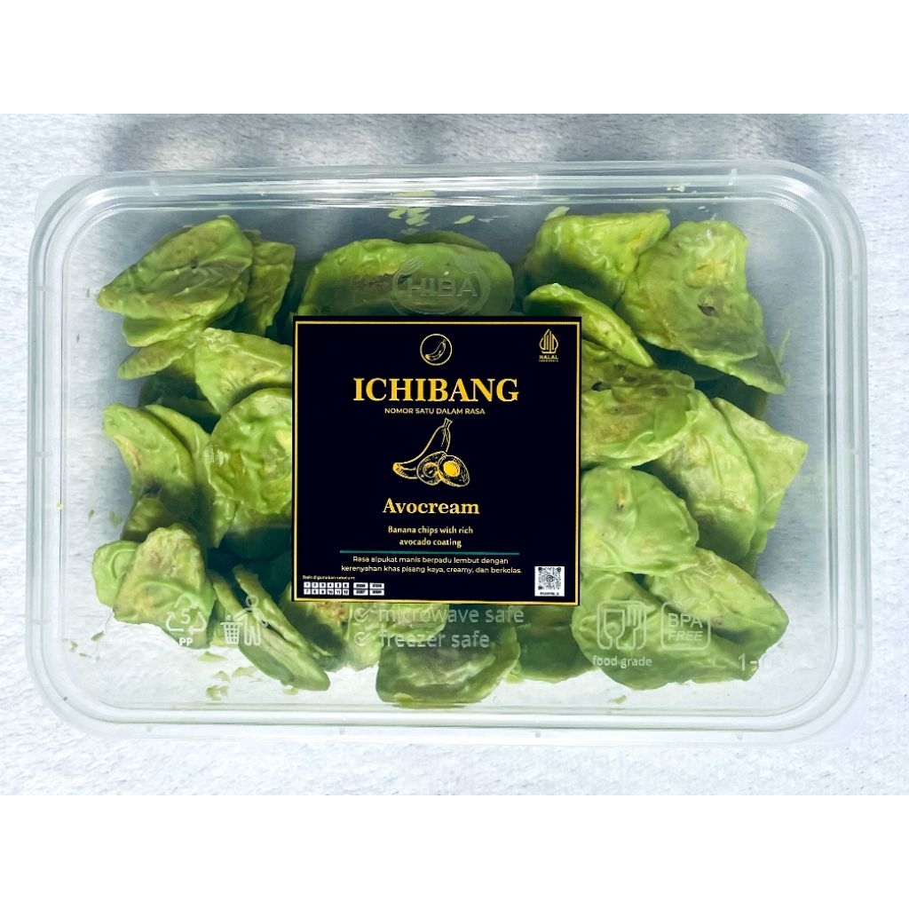 Ichibang - kripik pisang lumer | kripik pisang rasa alpukat | kripik pisang lumer rasa alpukat | kri