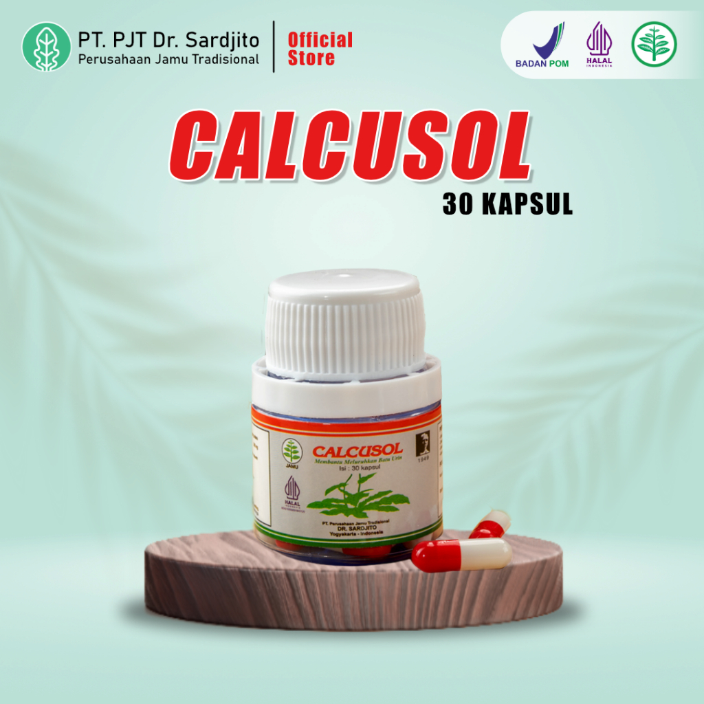 Calcusol 30 Kapsul Peluruh Batu Ginjal Alami