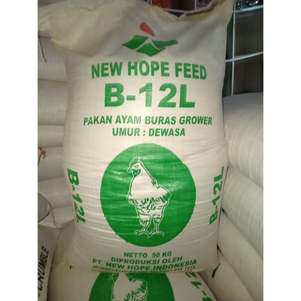 PUR AYAM BURAS B12L NEW HOPE 1 SAIK ISI 50KG