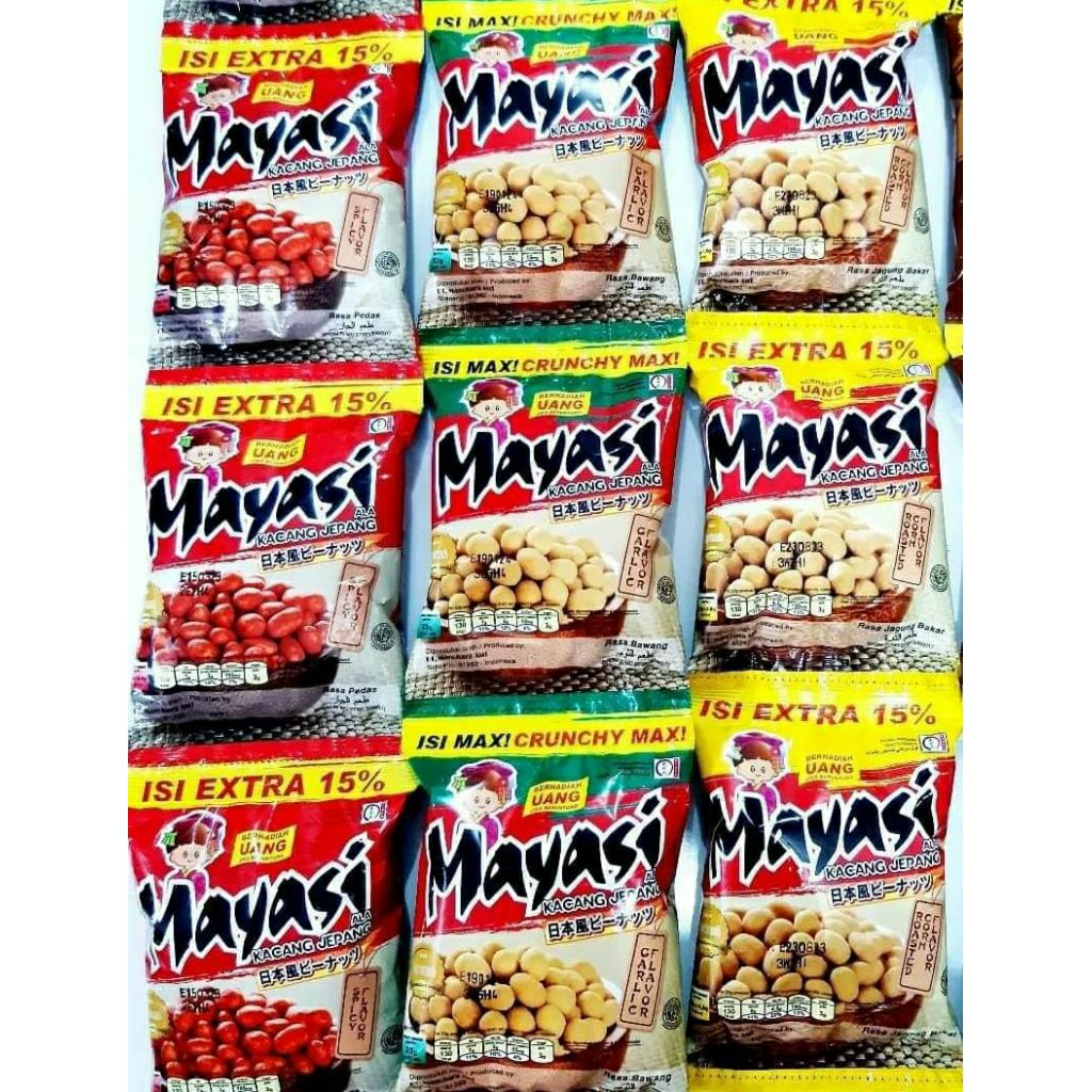 Kacang Mayasi Renceng Aneka Rasa 10s