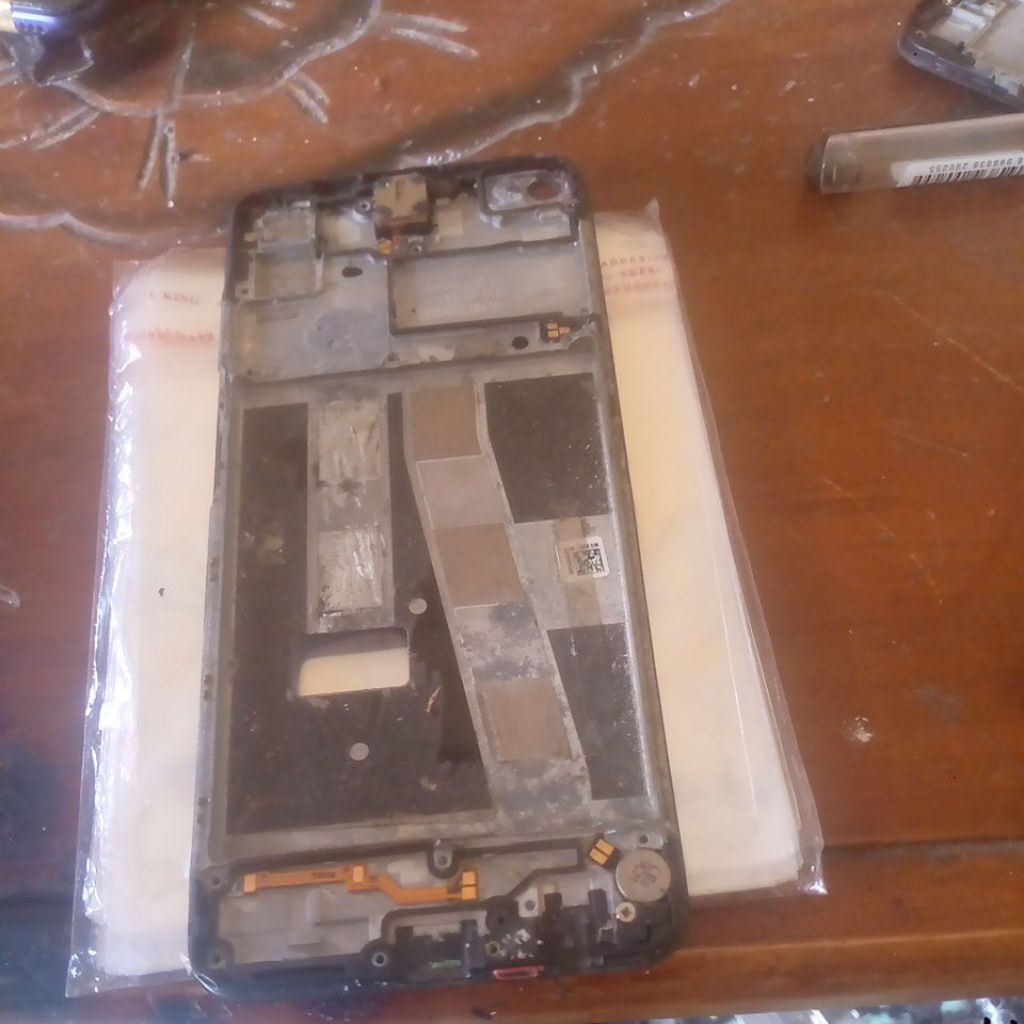 frame lcd plus part lain Oppo a92/a52 original copotan